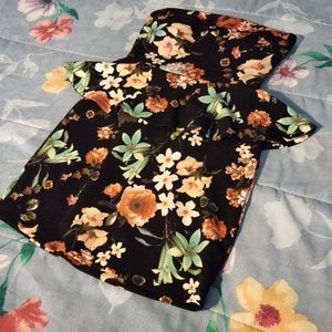 Like new forever21 floral peplum dress